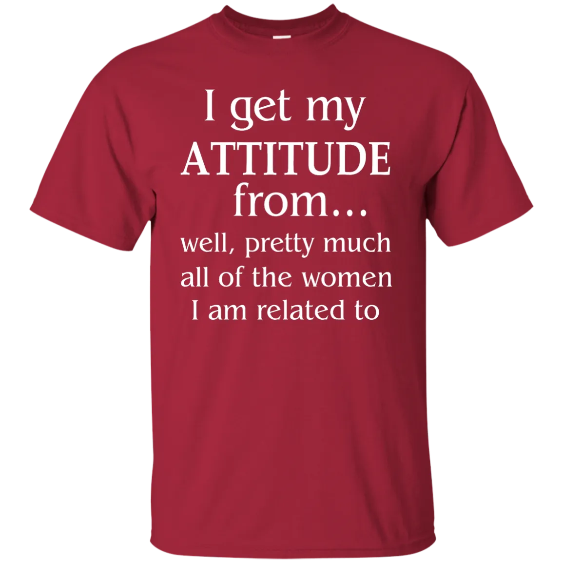 I Get My Attitude From Well Pretty Much All Of The Women Shirt, Hoodie, Tank