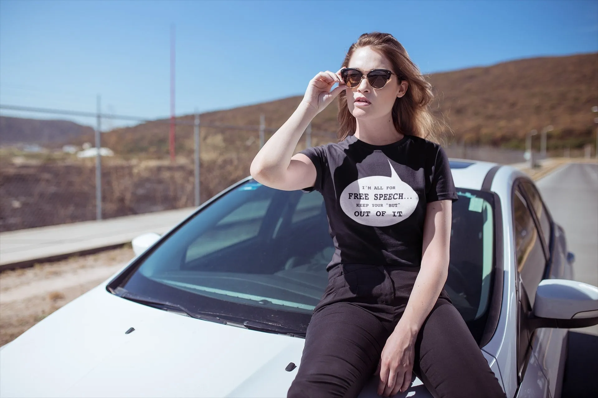 I'm All for Free Speech Women's Triblend Shirt
