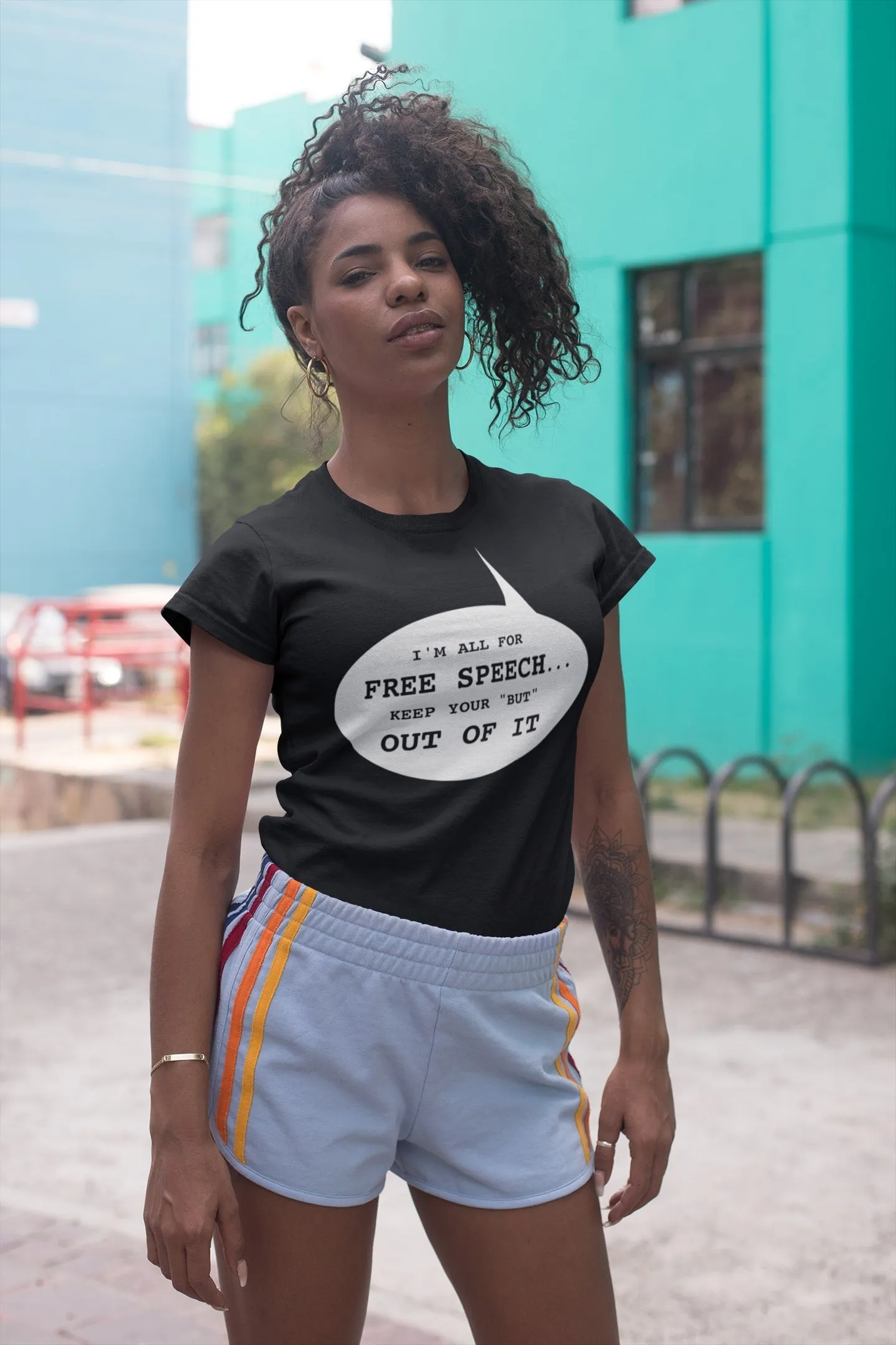 I'm All for Free Speech Women's Triblend Shirt