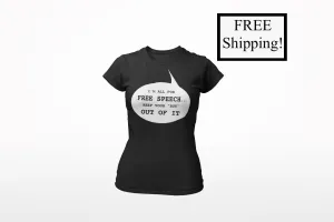 I'm All for Free Speech Women's Triblend Shirt