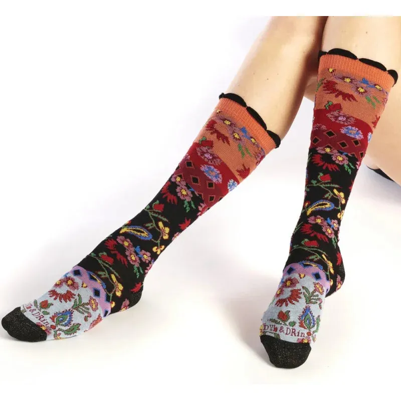 Indienne Knee High Socks for Her