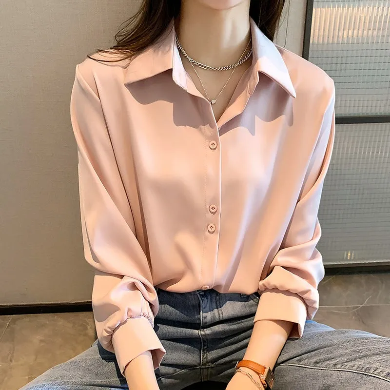 INSTOCK - women's chiffon spring new design fashionable style top