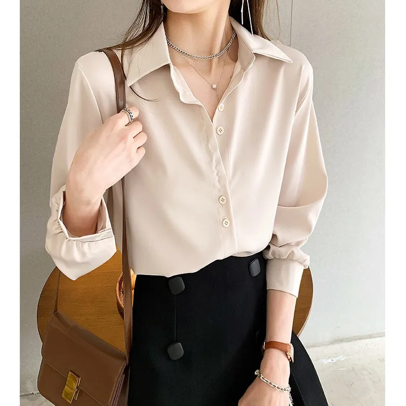 INSTOCK - women's chiffon spring new design fashionable style top