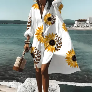 Ioana® | Stylish Unique Print Knee Length Dress