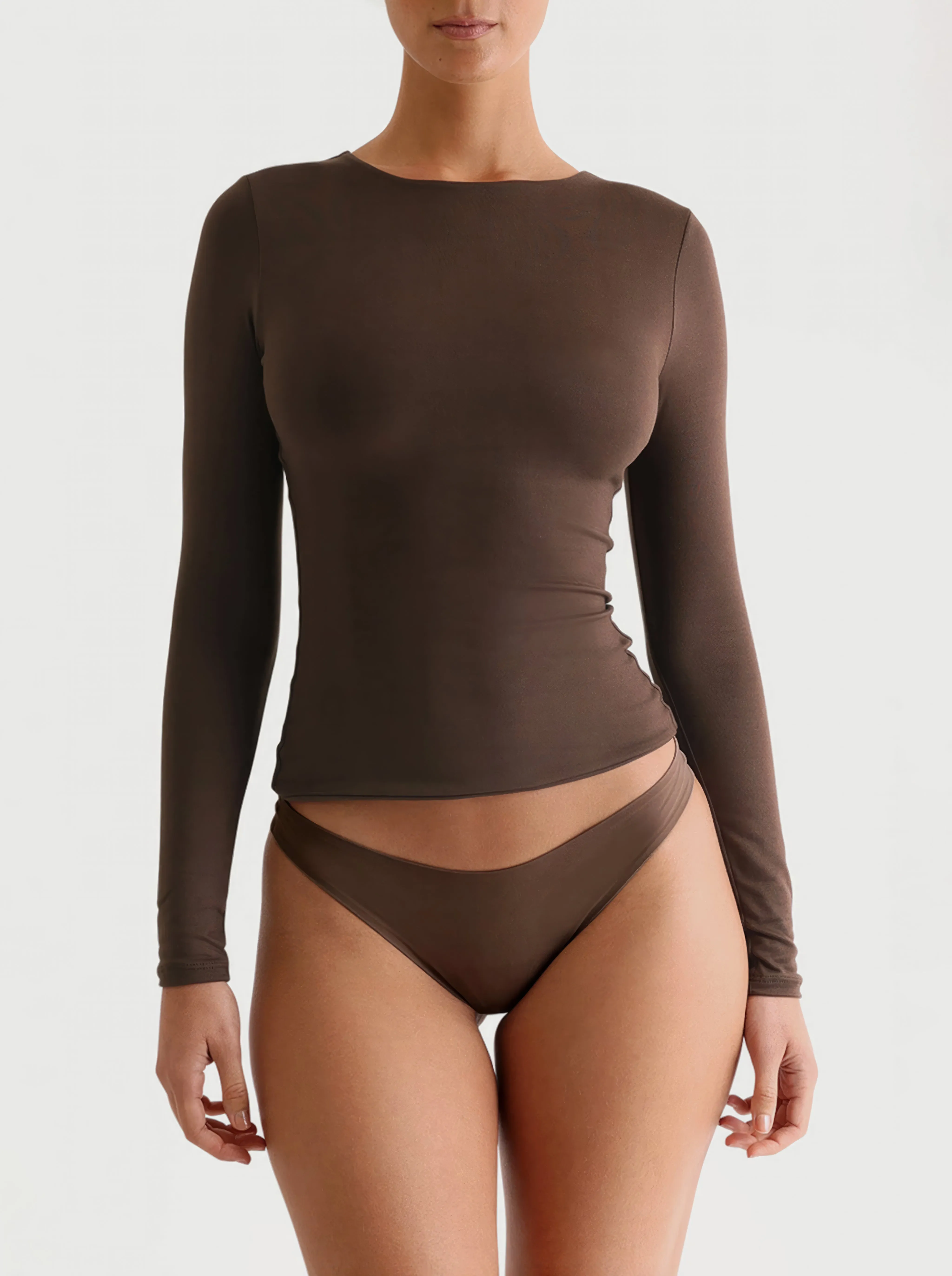 Irene® | Long-Sleeved Bodycon-T-Shirt