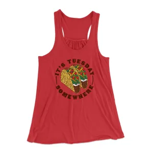 It's Tuesday Somewhere Women's Flowey Tank Top