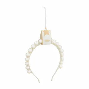 Ivory Large Beaded Headband