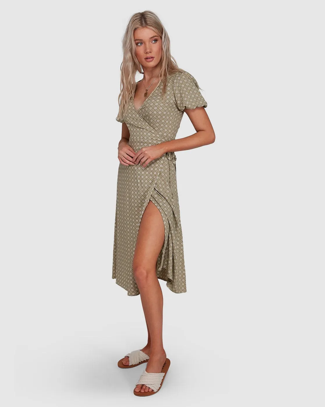 Jasmin Midi Wrap Dress