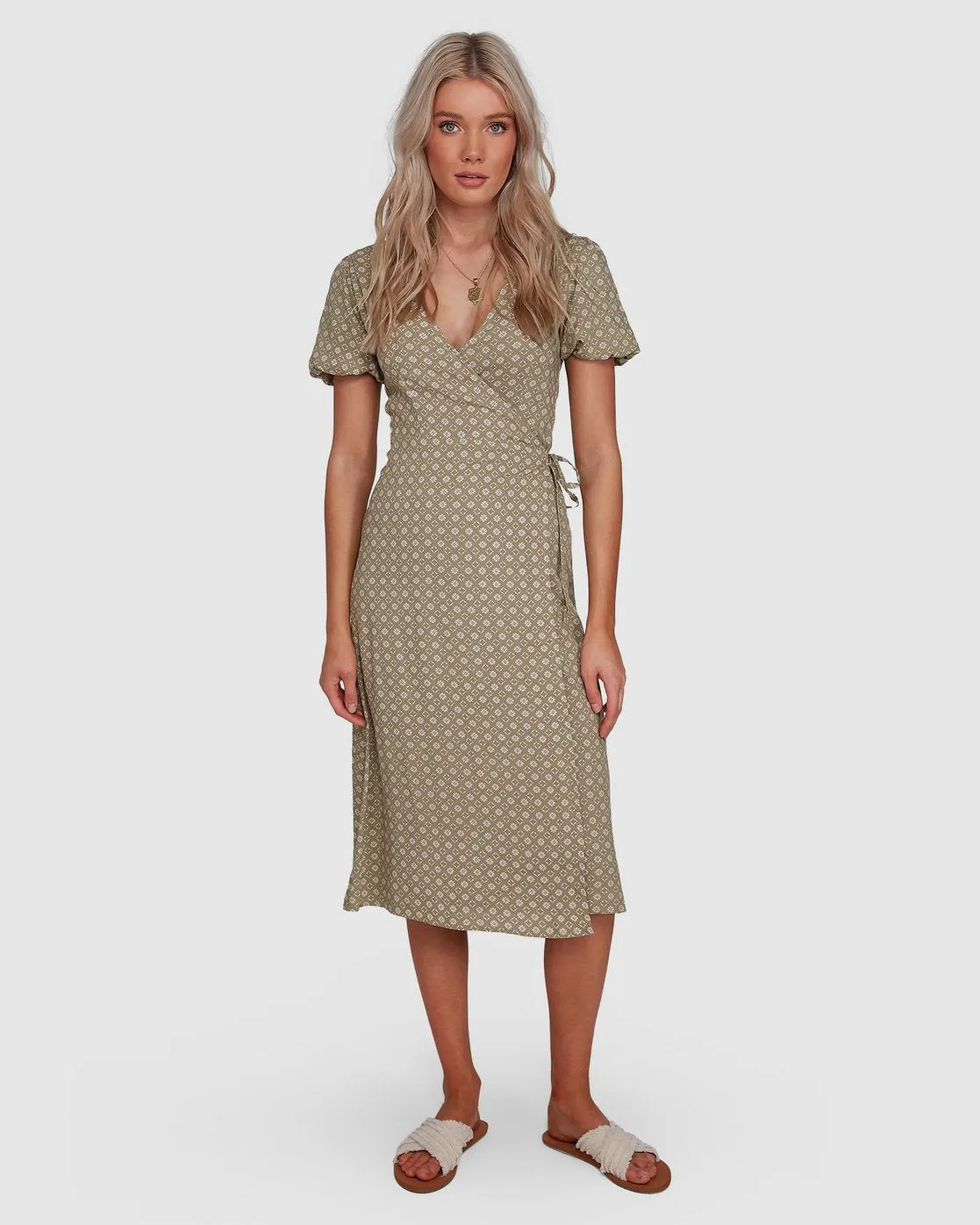 Jasmin Midi Wrap Dress
