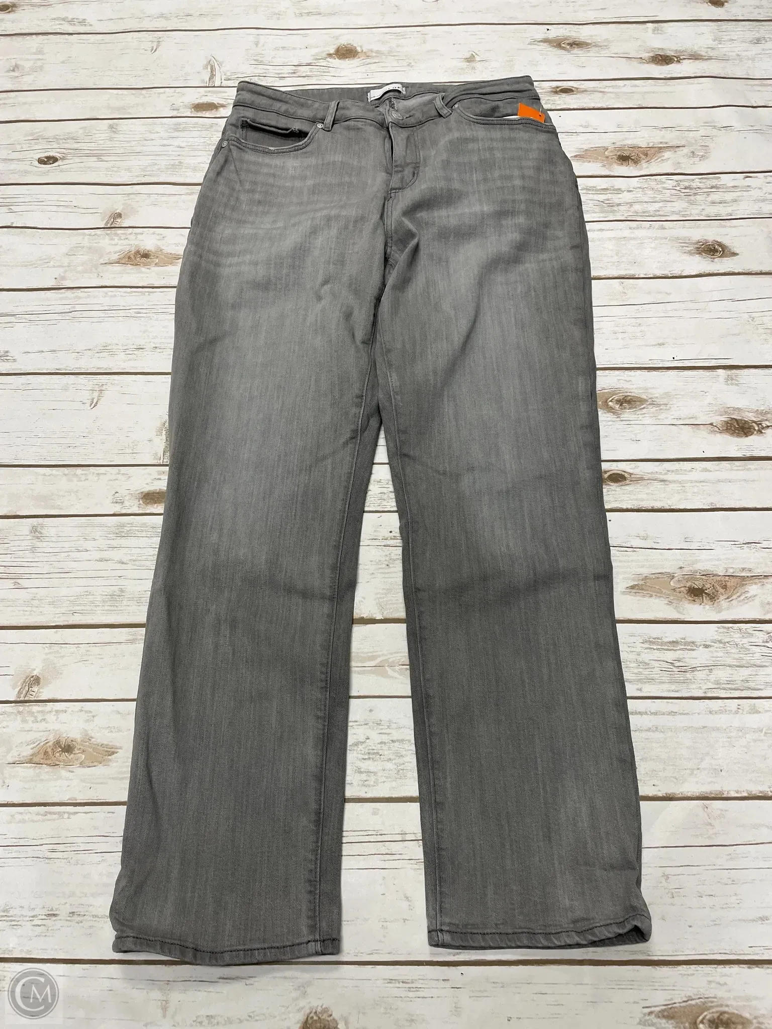 Jeans Straight By Loft In Grey, Size: 6