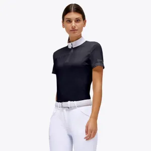 Jersey Mesh Short Sleeve Competition Shirt - Navy