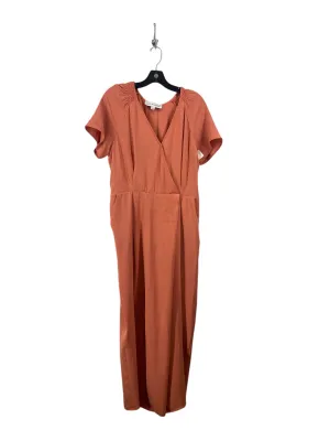Jumpsuit By Emma And Michele In Orange, Size: L