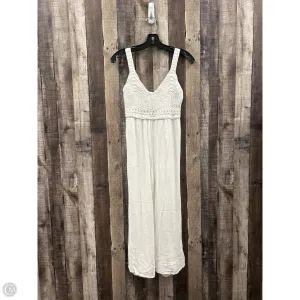 Jumpsuit By Japna In White, Size: Xs