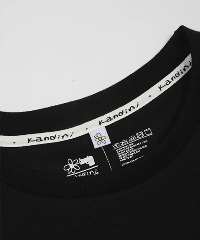 KANDINI Duck Family Short-Sleeve T-Shirt(Unisex) - Black