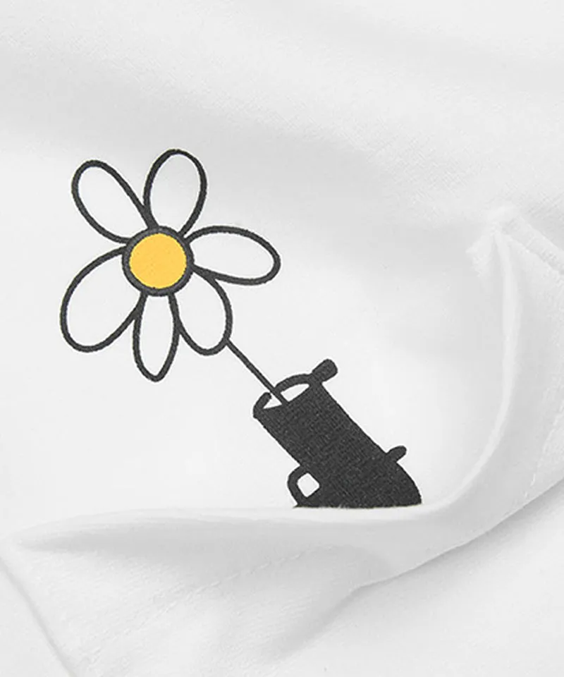 KANDINI Pocket Long Sleeve Tee(Unisex) - White