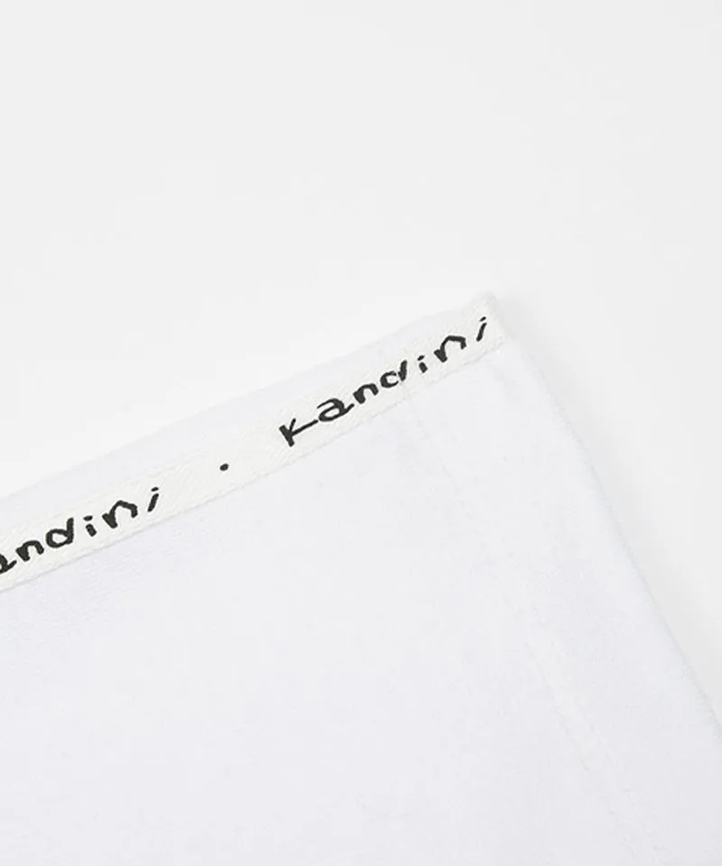 KANDINI Side Ruched Slim Tee - White