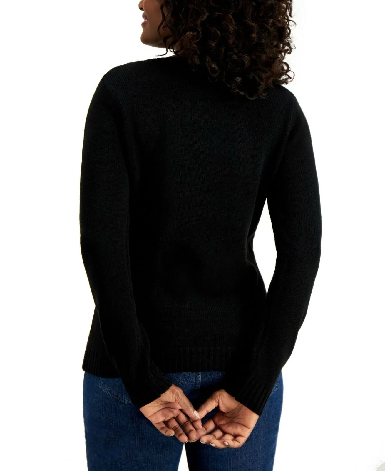 Karen Scott Women's Embellished Christmas Sweater