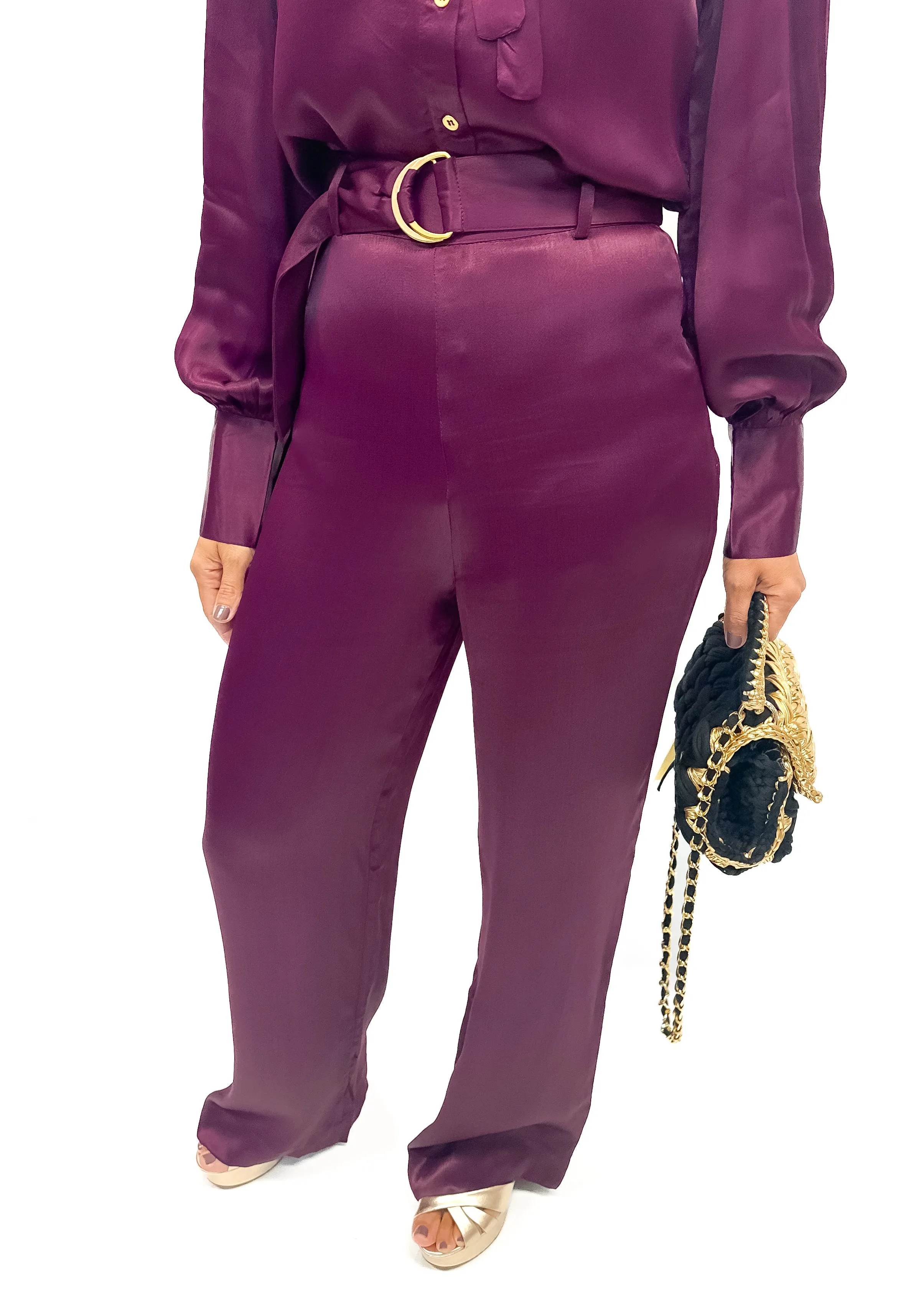 Karina Grimaldi Belinda Pants - Malbec