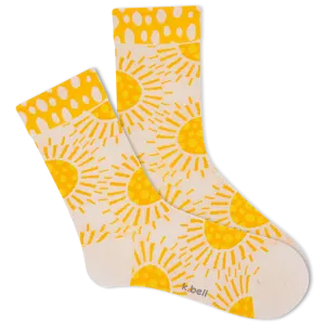 K.Bell Women's Boho Sun Spots Crew Sock
