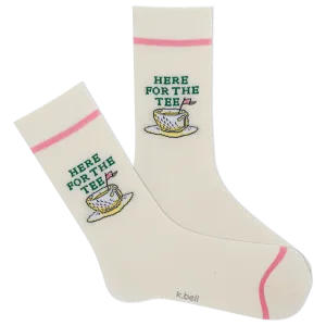 K.Bell Women's Here For The Tee Crew Sock