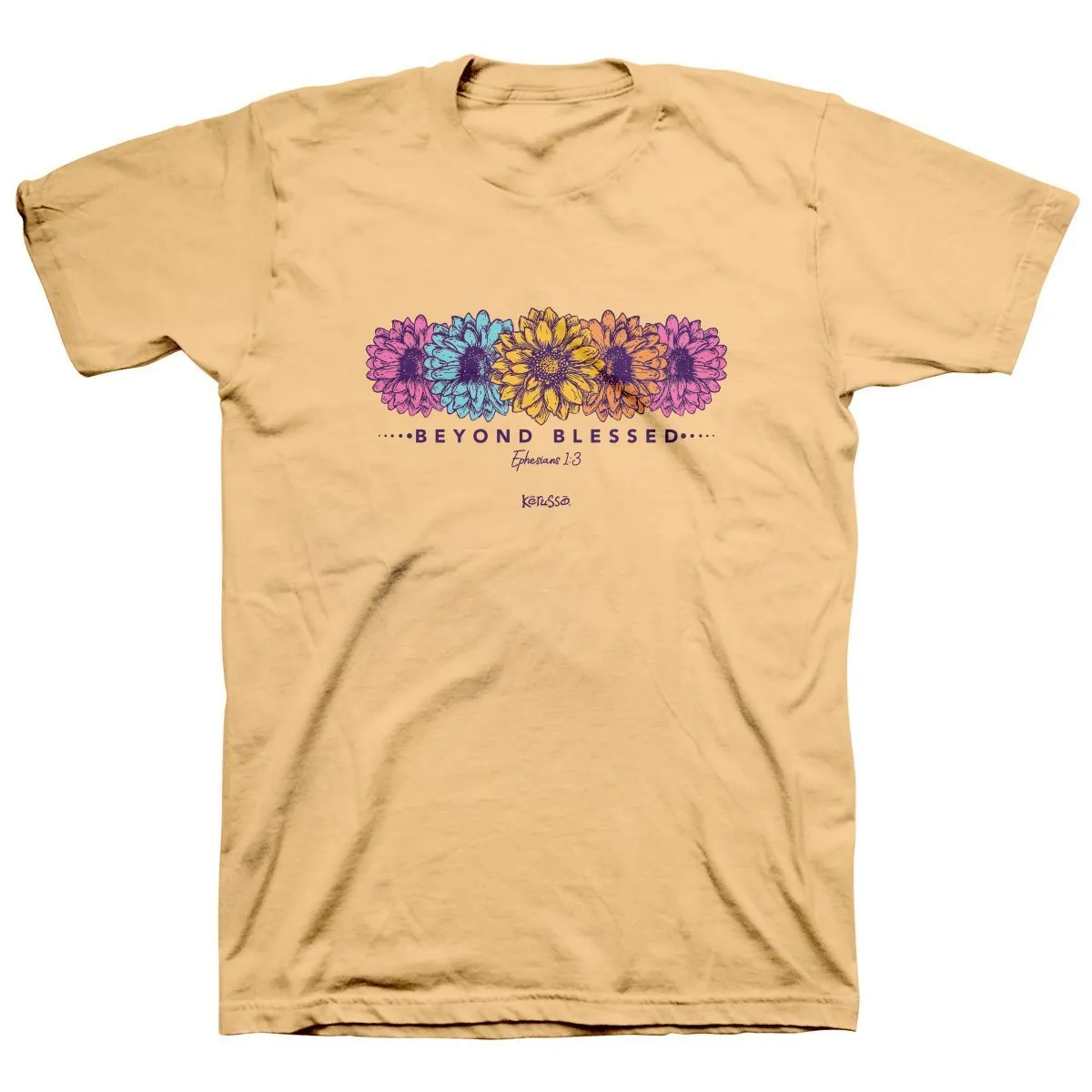 Kerusso Christian T-Shirt Beyond Blessed Luke 1:45