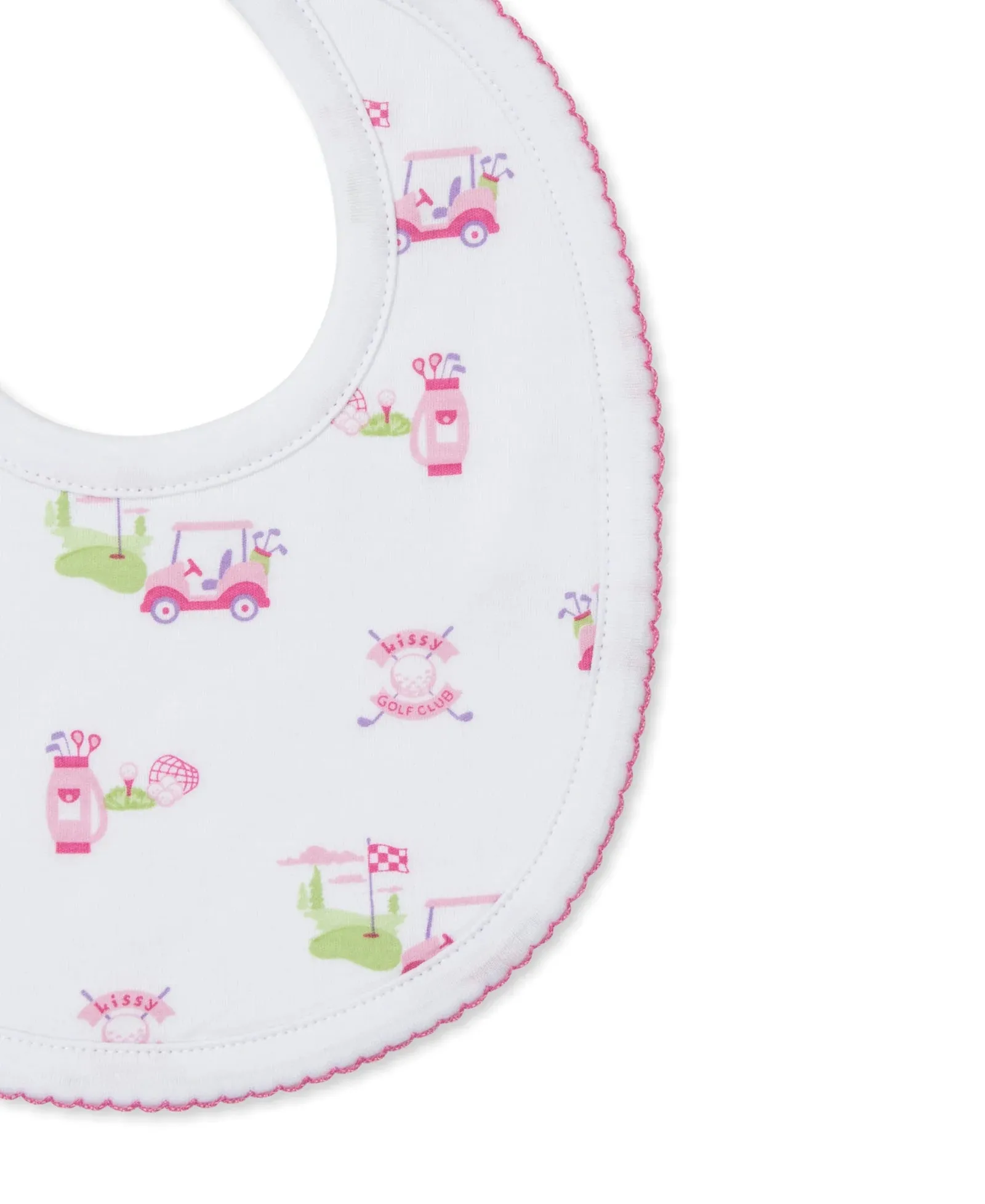 Kissy Kissy | Golf Club Bib {Pink}