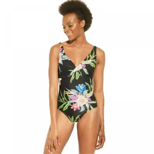 Kona Sol Women's Twist Front Underwire One Piece Swimsuit