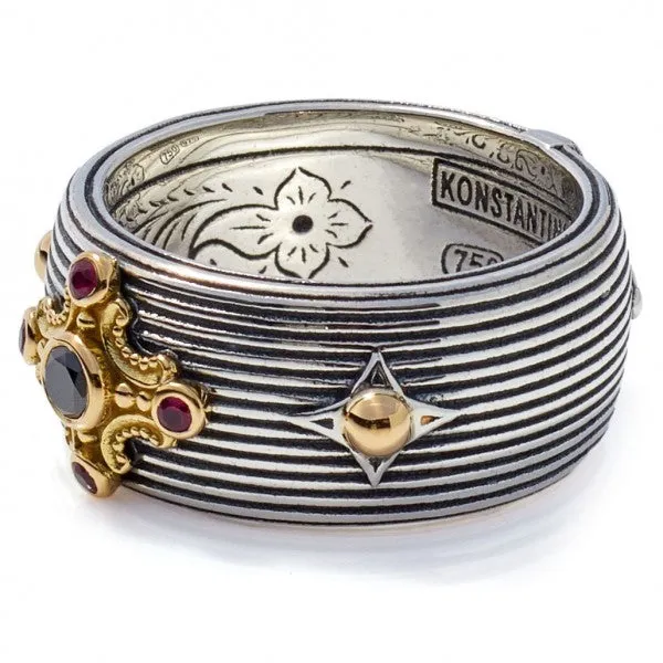 Konstantino Women's Sterling Silver & 18K Gold Ring