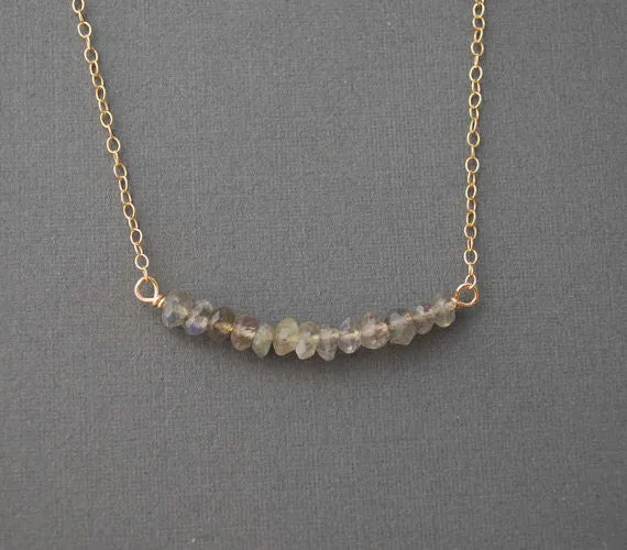 Labradorite Beaded Necklace