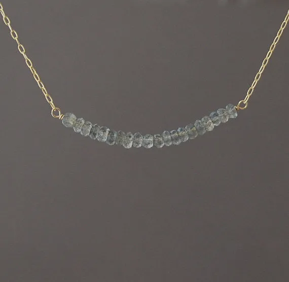 Labradorite Beaded Necklace