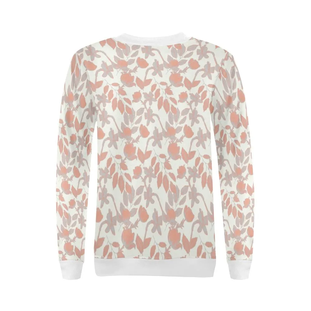 Lacey Pink Ivory Women's Crewneck Top