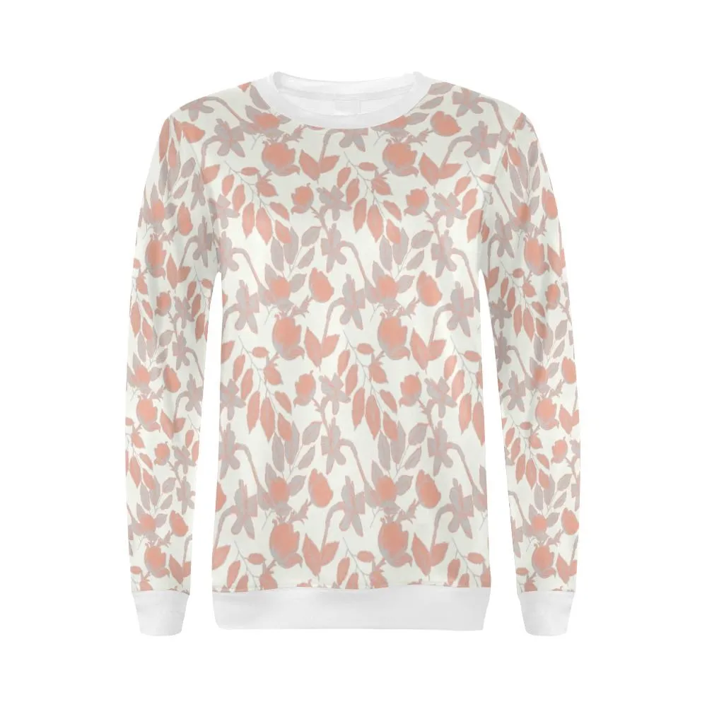 Lacey Pink Ivory Women's Crewneck Top