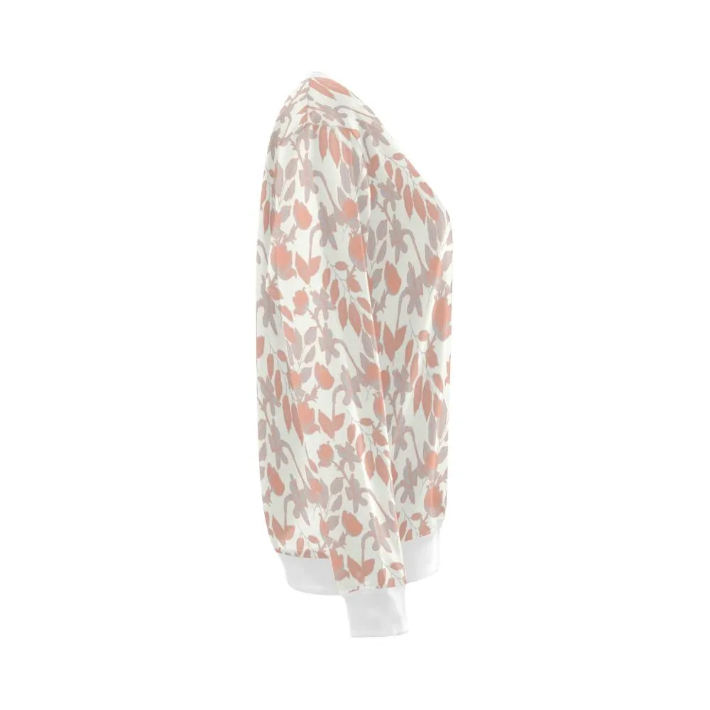 Lacey Pink Ivory Women's Crewneck Top