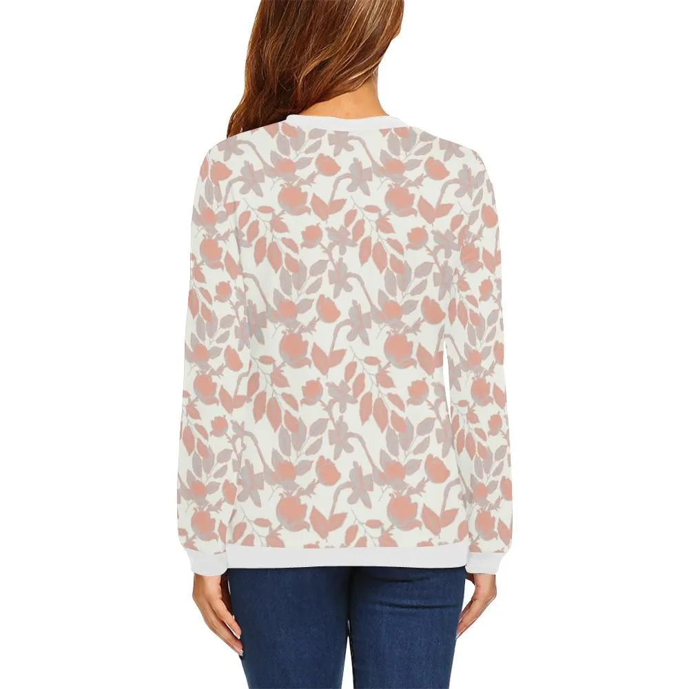 Lacey Pink Ivory Women's Crewneck Top