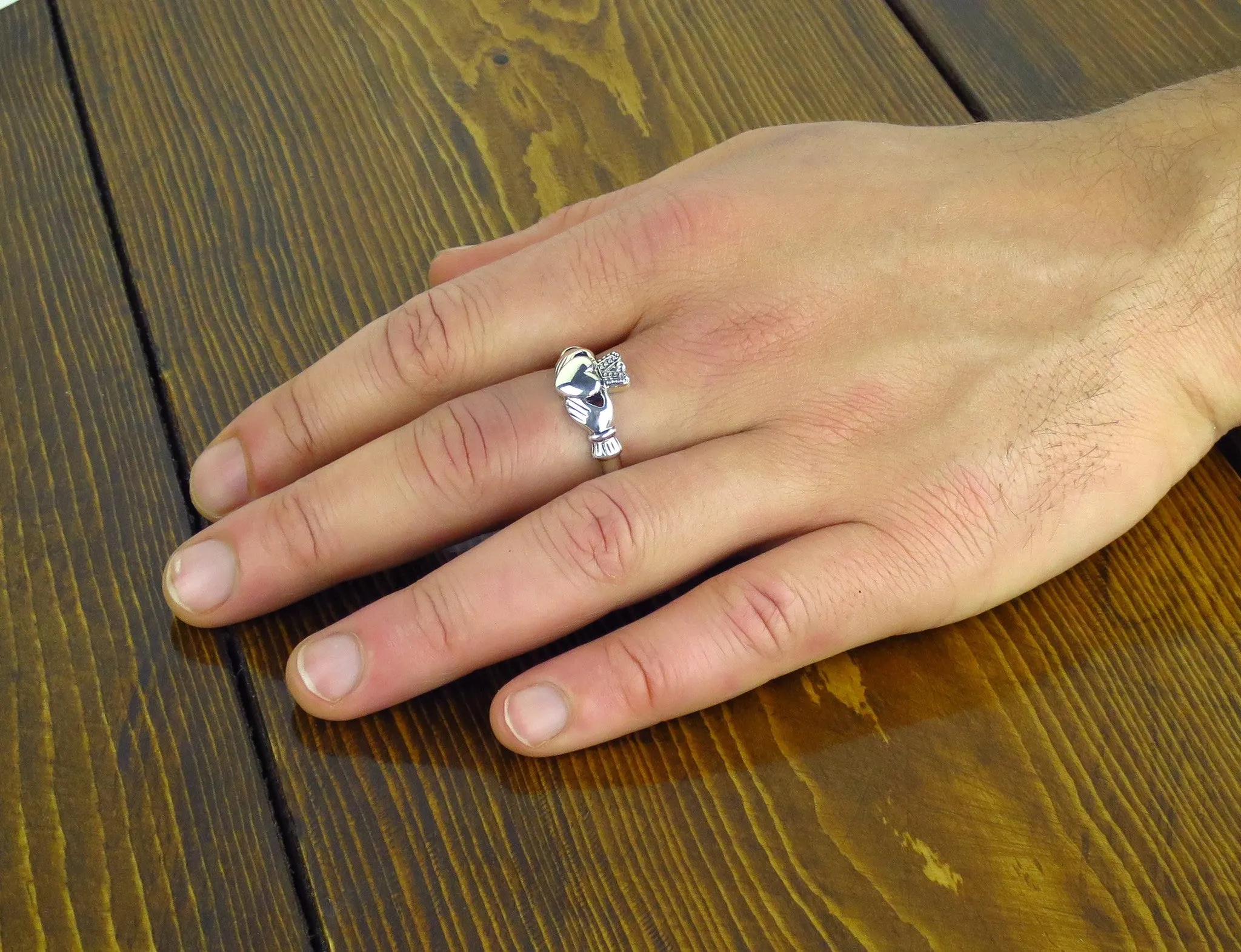 Large Claddagh Ring