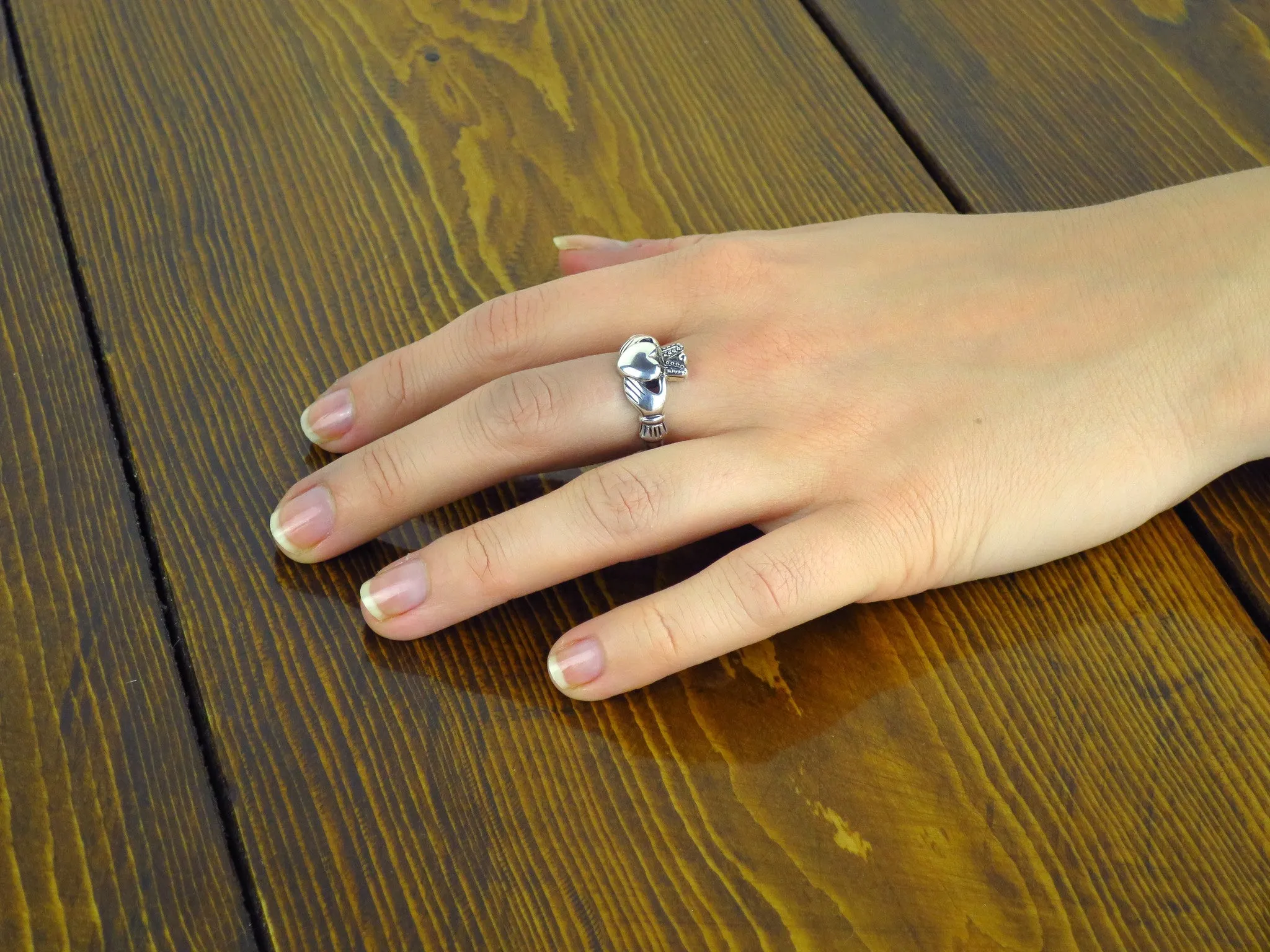 Large Claddagh Ring