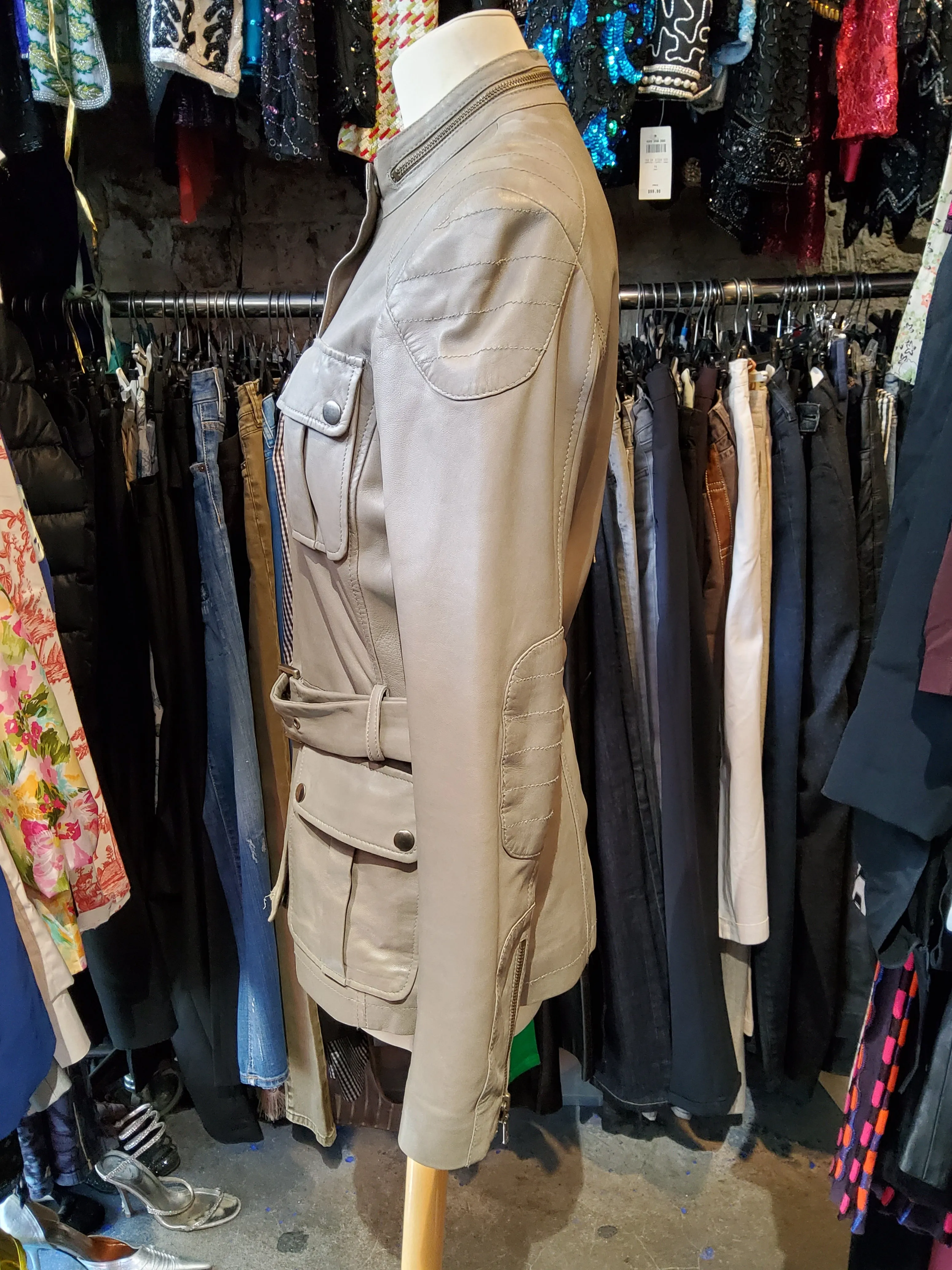 Leather jacket