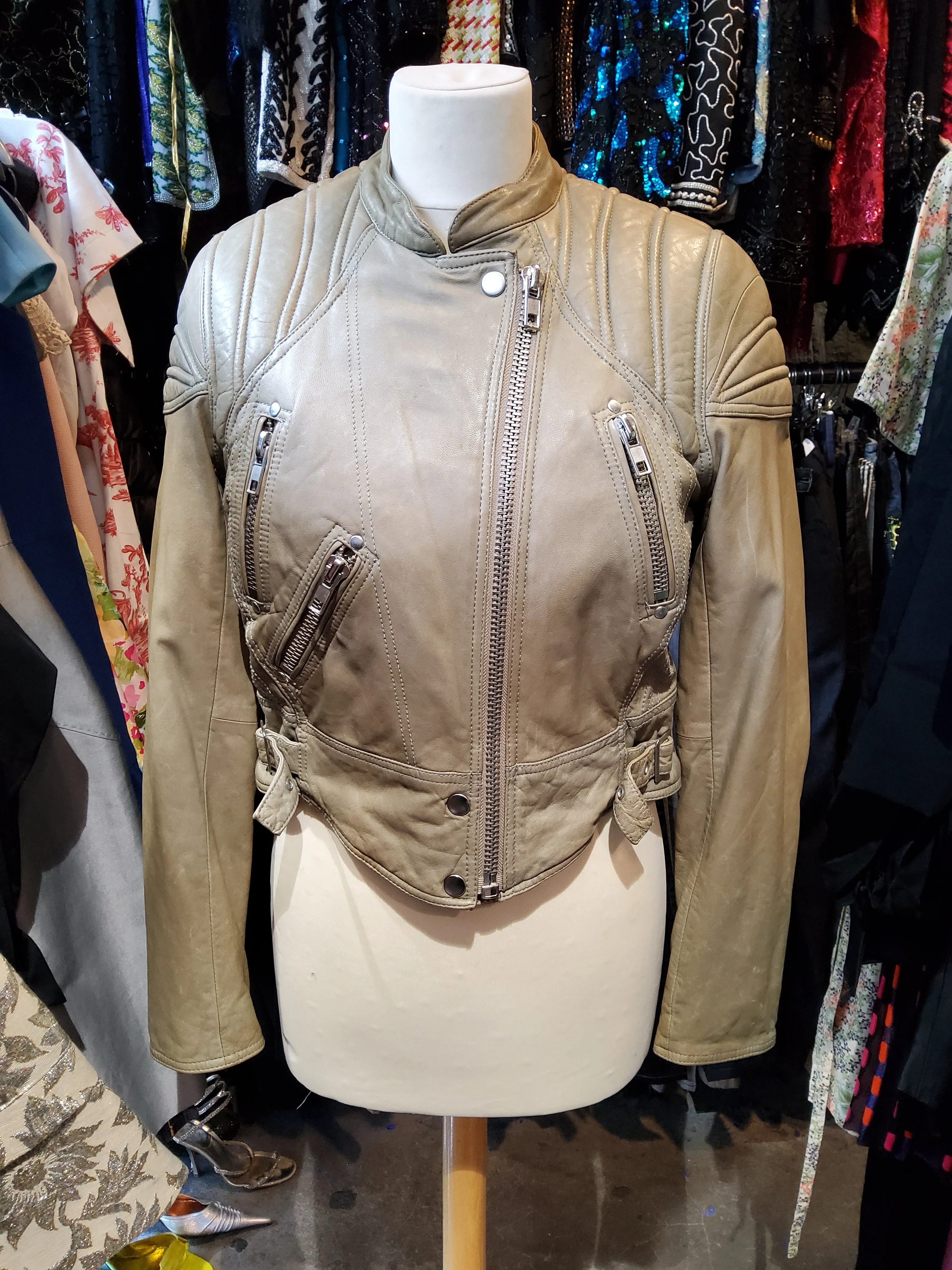 Leather jacket