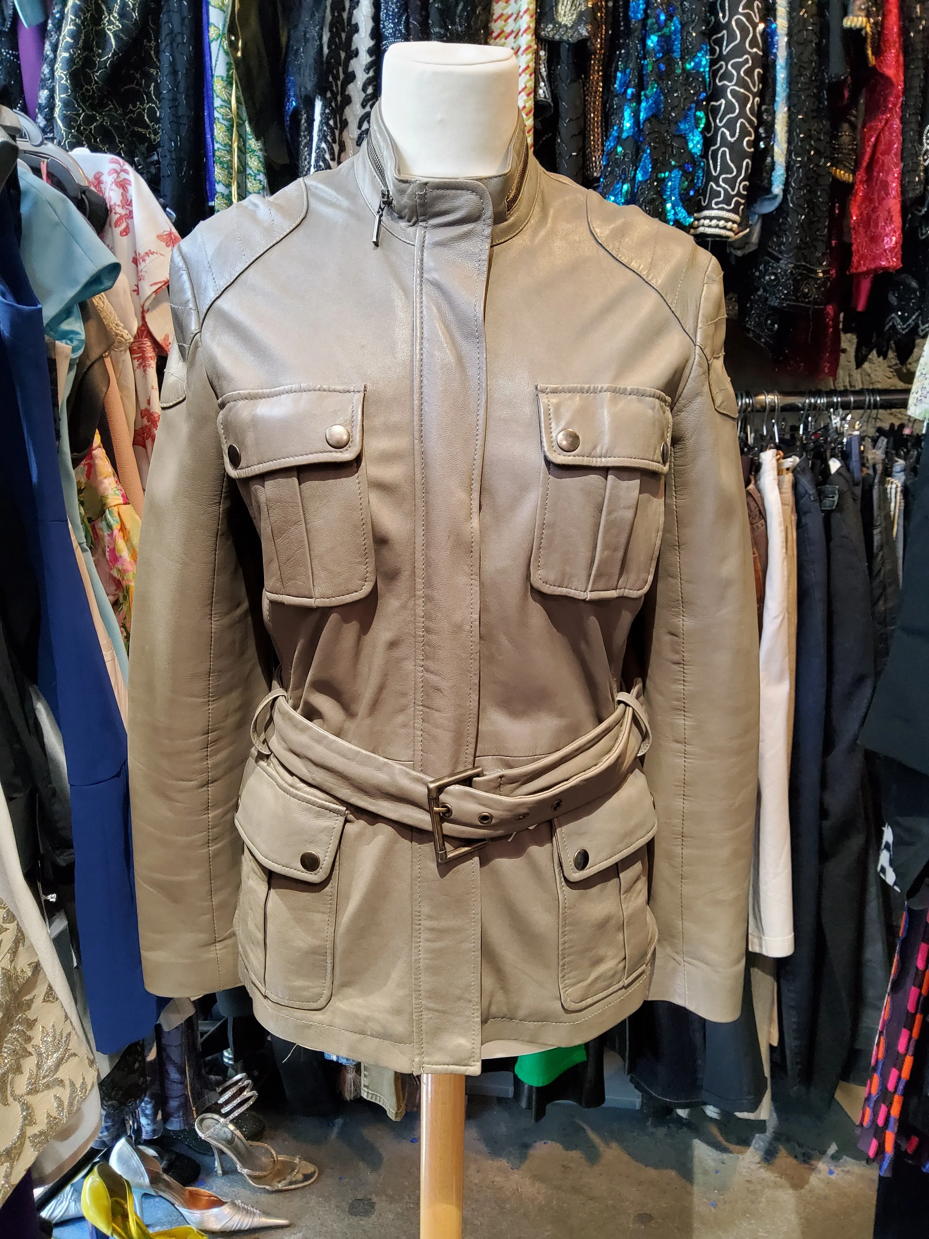 Leather jacket