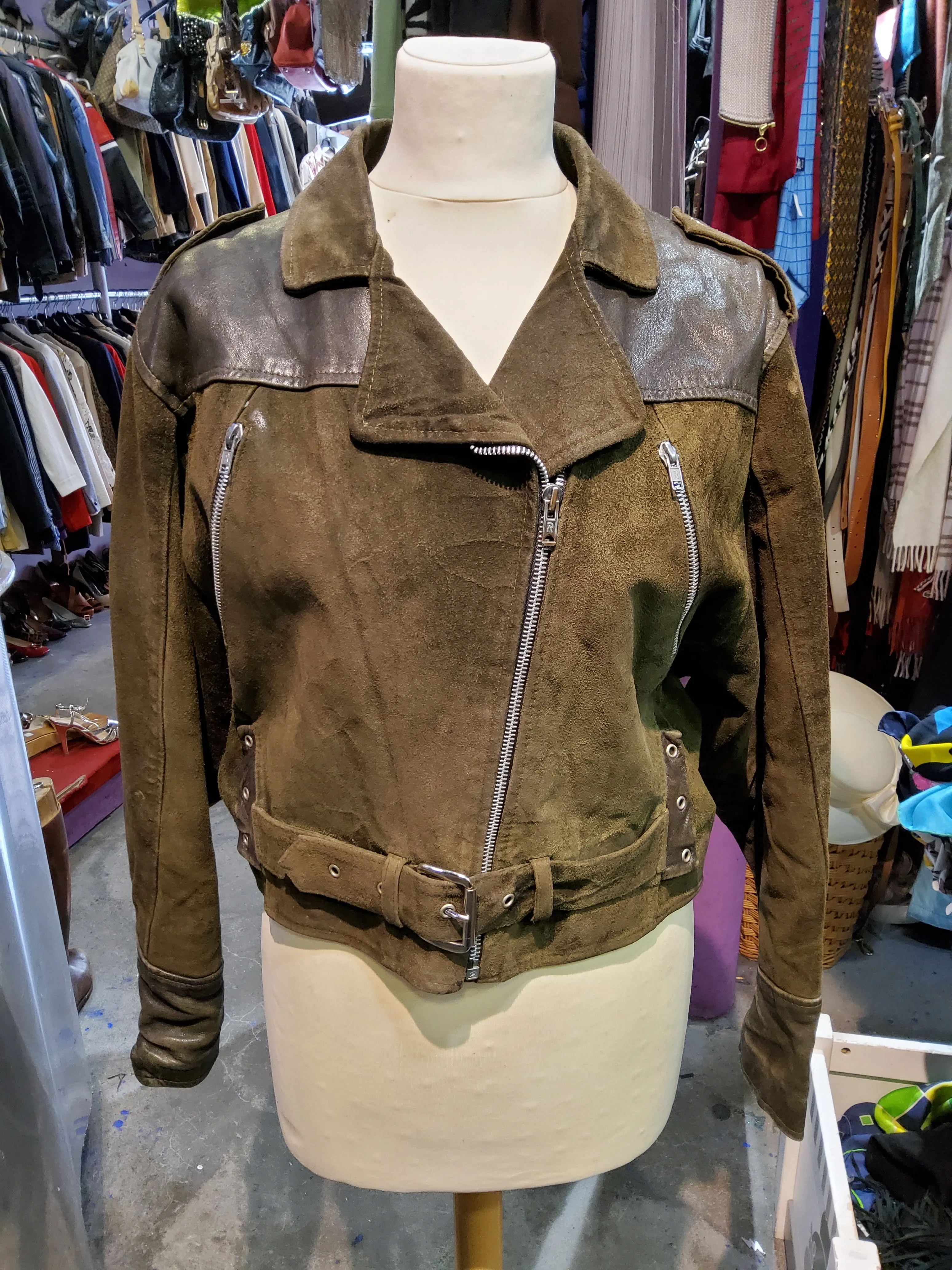 Leather jacket