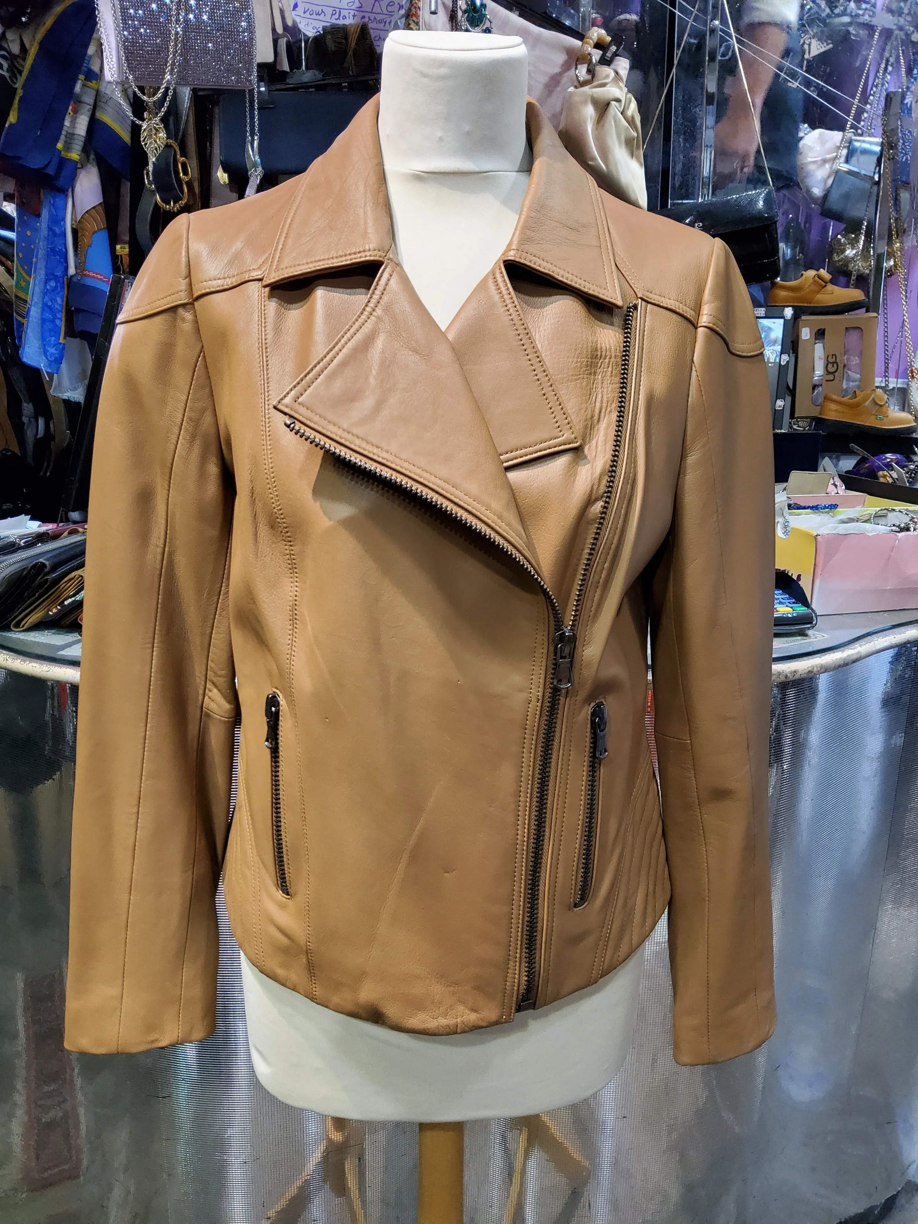 Leather jacket