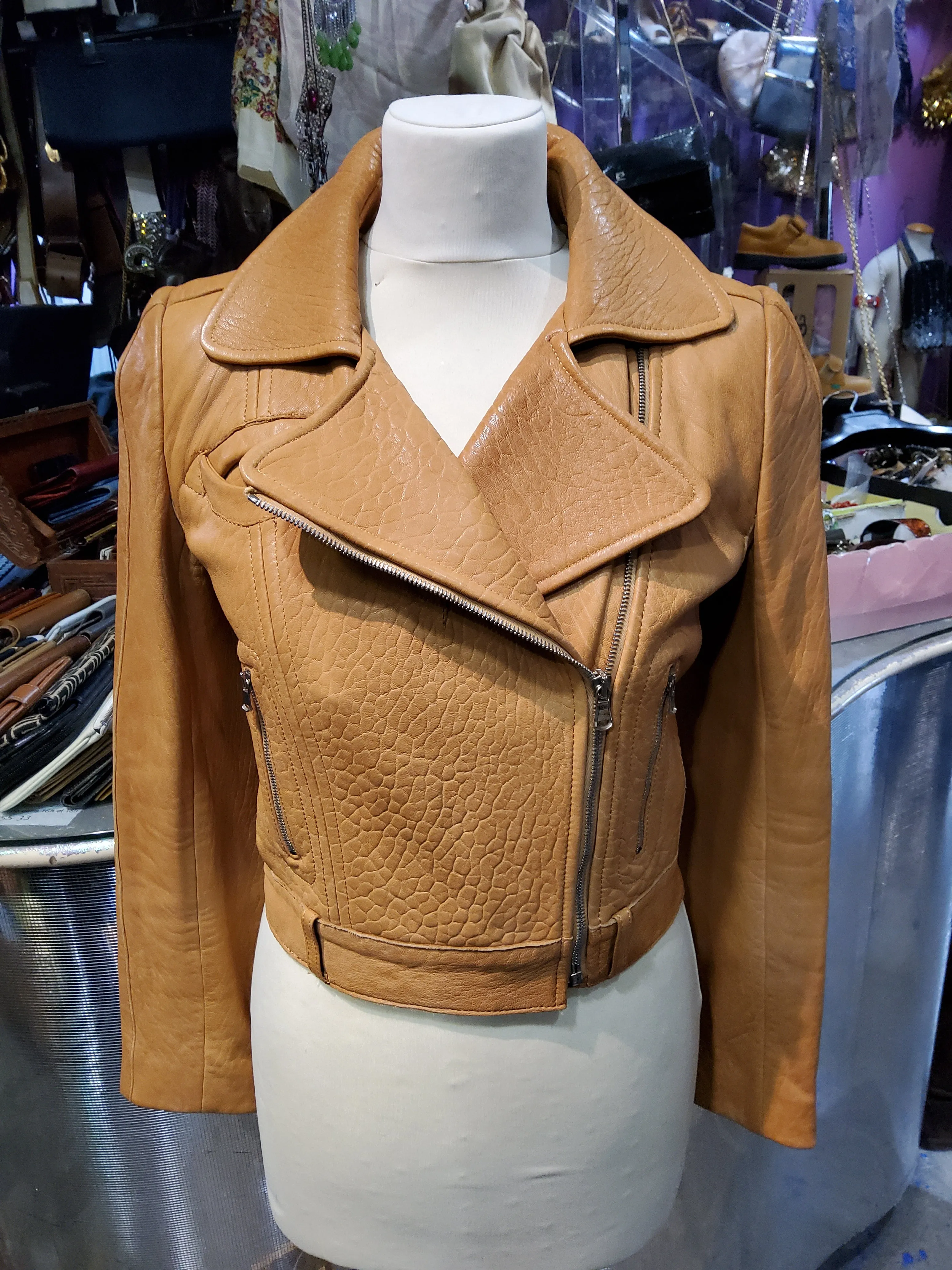 Leather jacket
