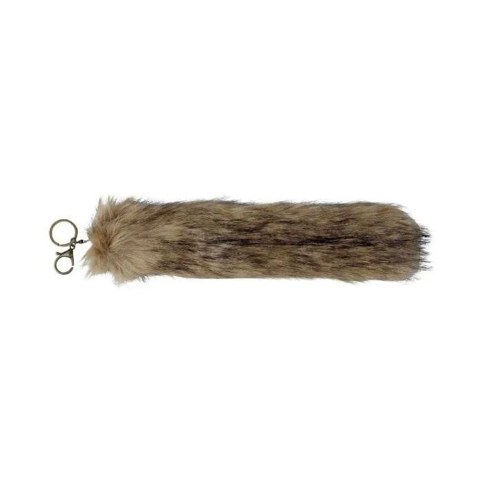 Leopard brown Bag Charm