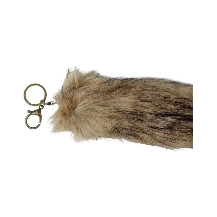 Leopard brown Bag Charm