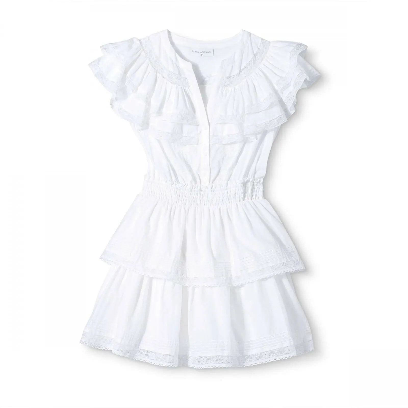 LoveShackFancy for TRGT Women's Double Ruffle Dress