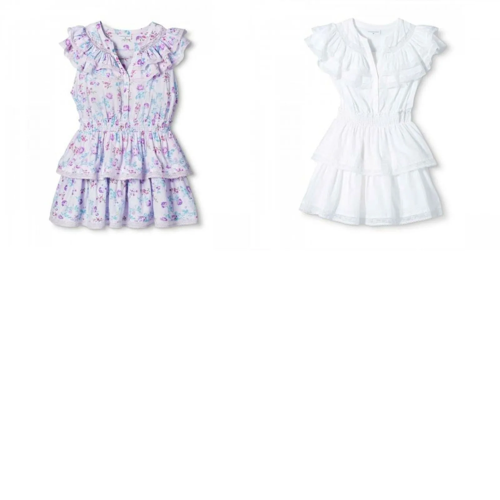 LoveShackFancy for TRGT Women's Double Ruffle Dress