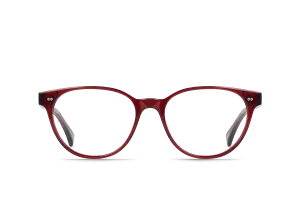 MABEL-Oxblood / Clear
