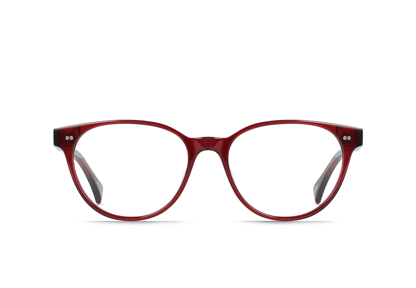 MABEL-Oxblood / Clear