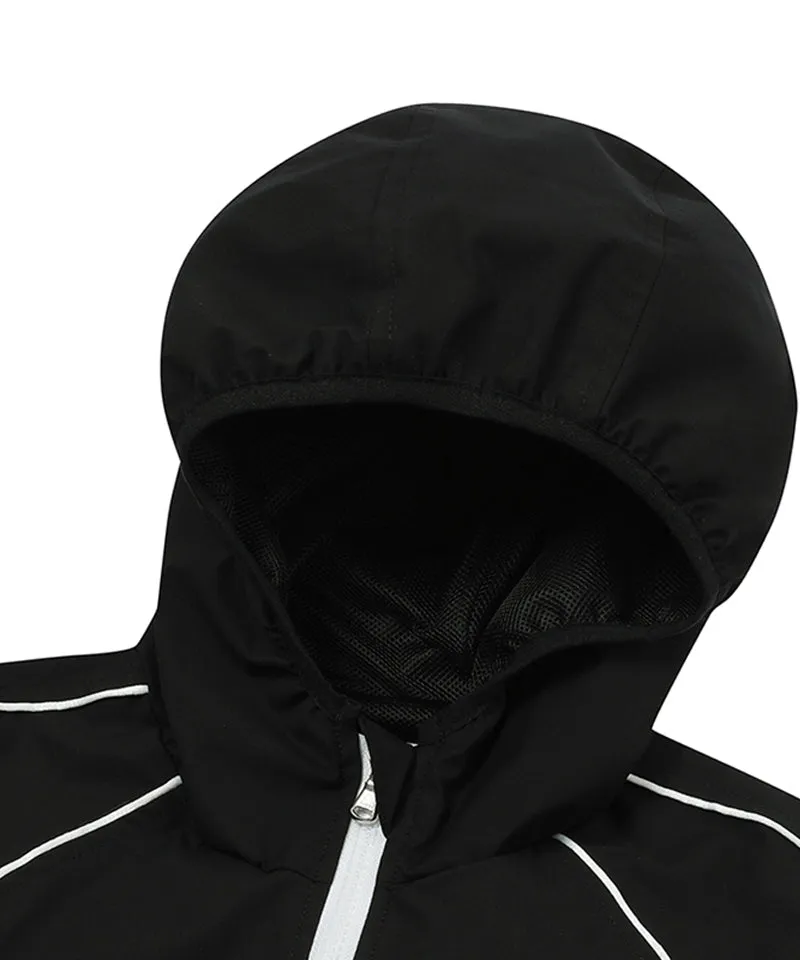 MACKY Golf: MC Line Hood Windbreaker - Black
