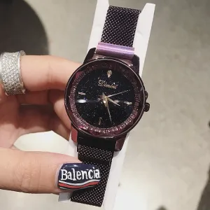 Magnetic Buckle Stainless Steel Women's Watch